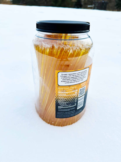 Individual Delta 9 Wildflower Honey Sticks(200 sticks per Barrel)| 5mg per Stick