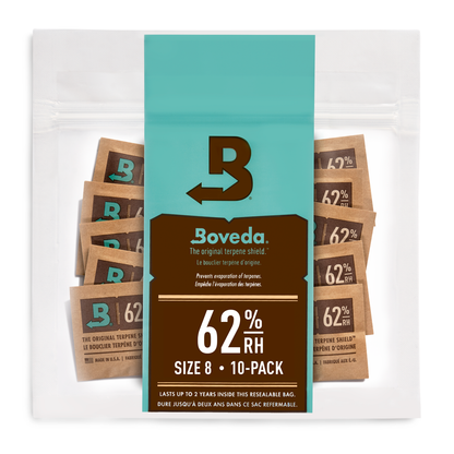 Boveda™ Humidity Packs for Herb- (Pack of 10) 62% Size 8