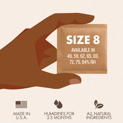 Boveda™ Humidity Packs for Herb- (Pack of 10) 62% Size 8