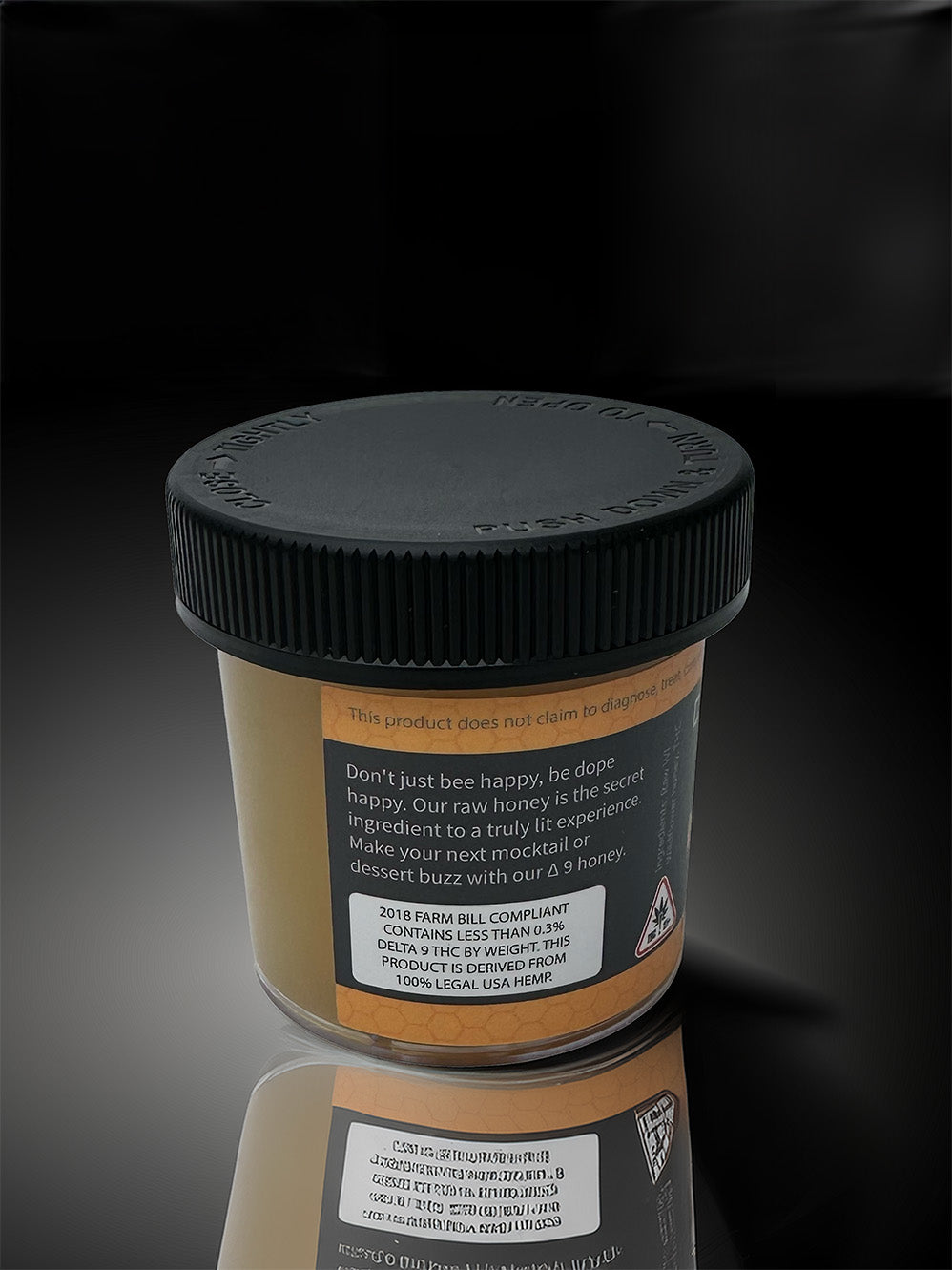 Wholesale- ∆ 9 Raw Honey 9oz 2mg|72mg- 1 Case (20 Count)